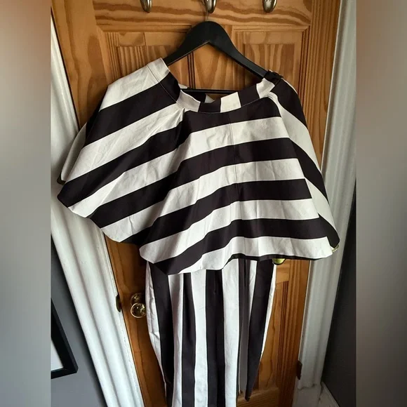 NWOT BEETLEJUICE™ GHOST W/ THE MOST PEPLUM DRESS by Vixen by Micheline Pitt Sz L - Picture 13 of 16